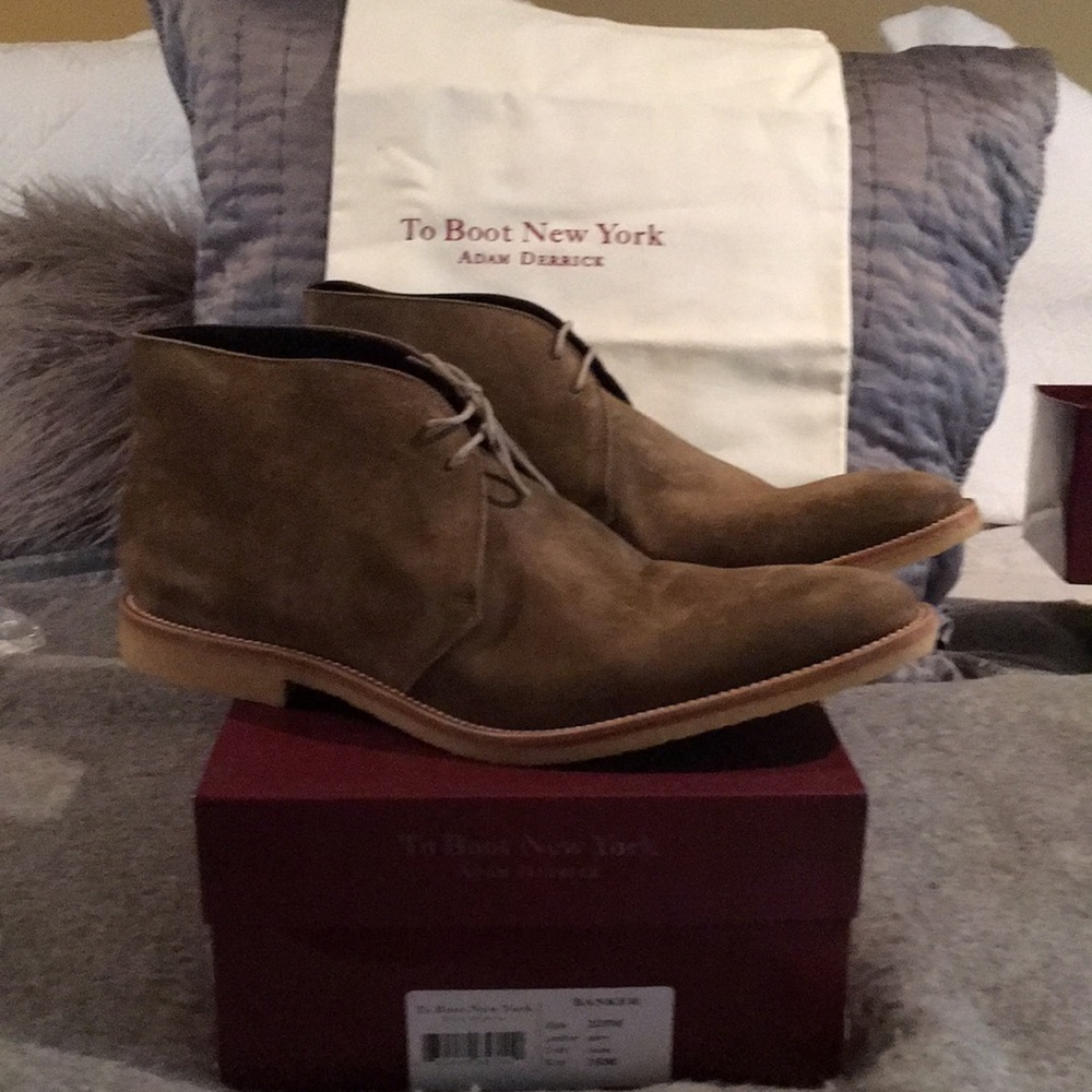 2 To Boot New York Banker boots 15 Taupe
